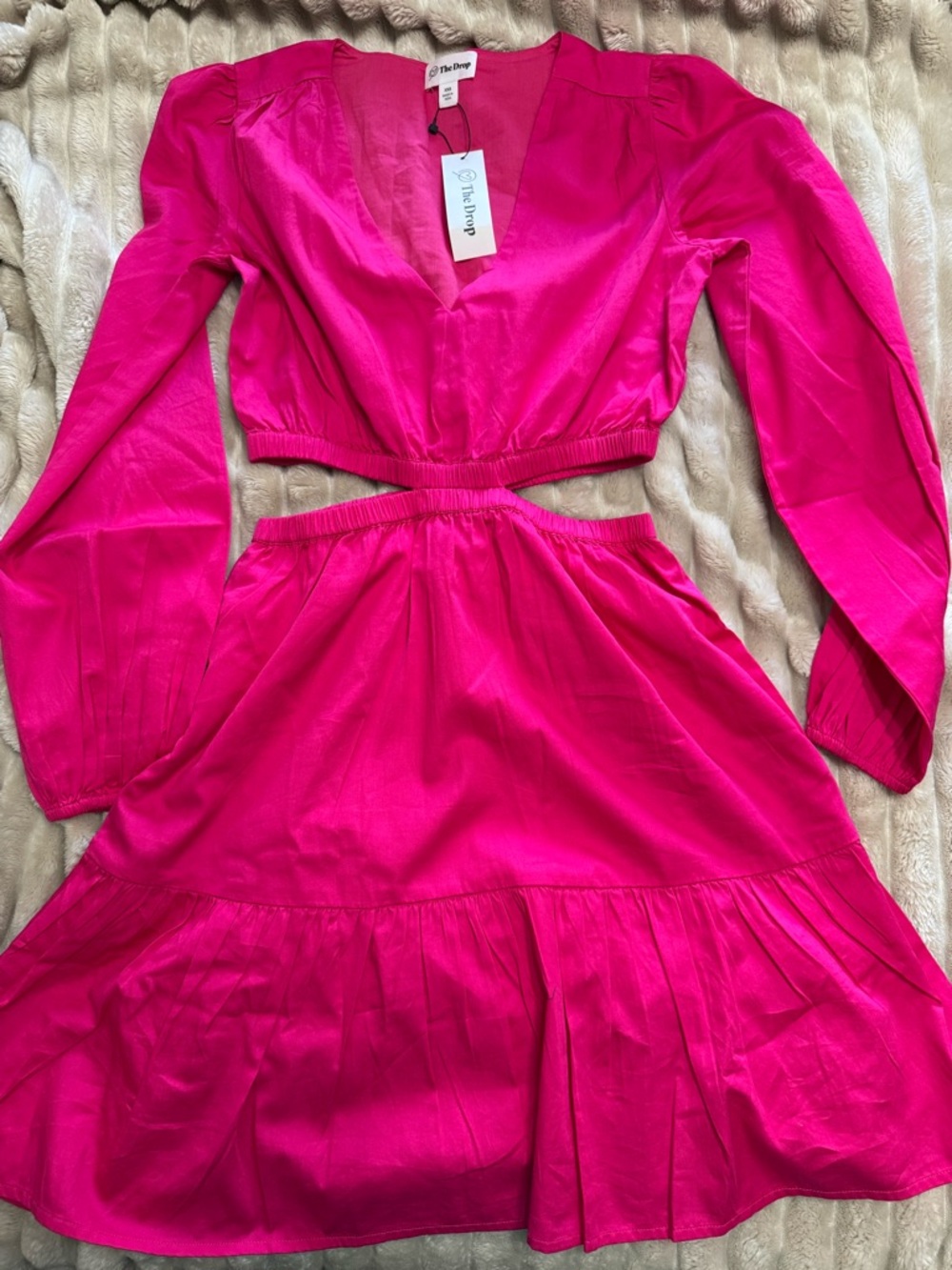The Drop Fuchsia Dress XXS